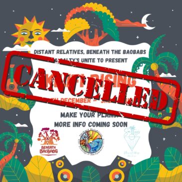 Cancelled New Year Event Poster